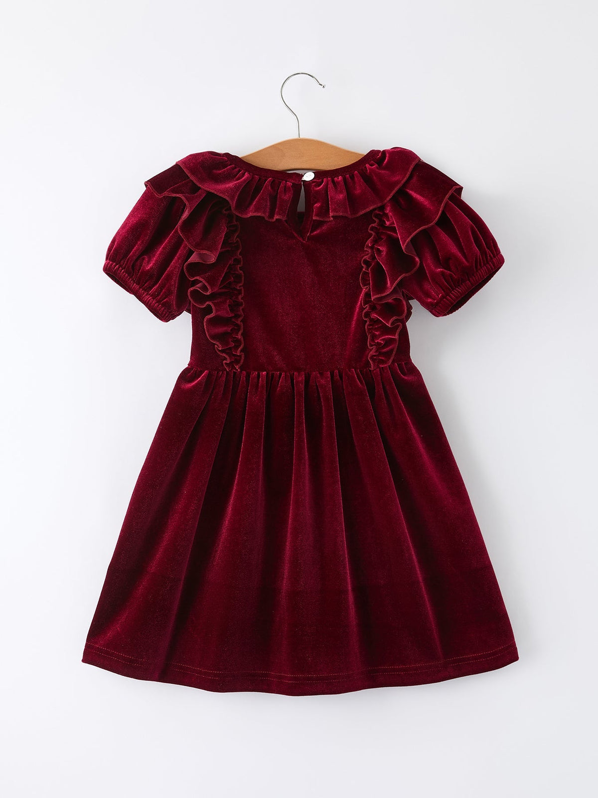 Autumn Velvet Girls Dress-Multiple colors available - Quarter Circle AK Boutique