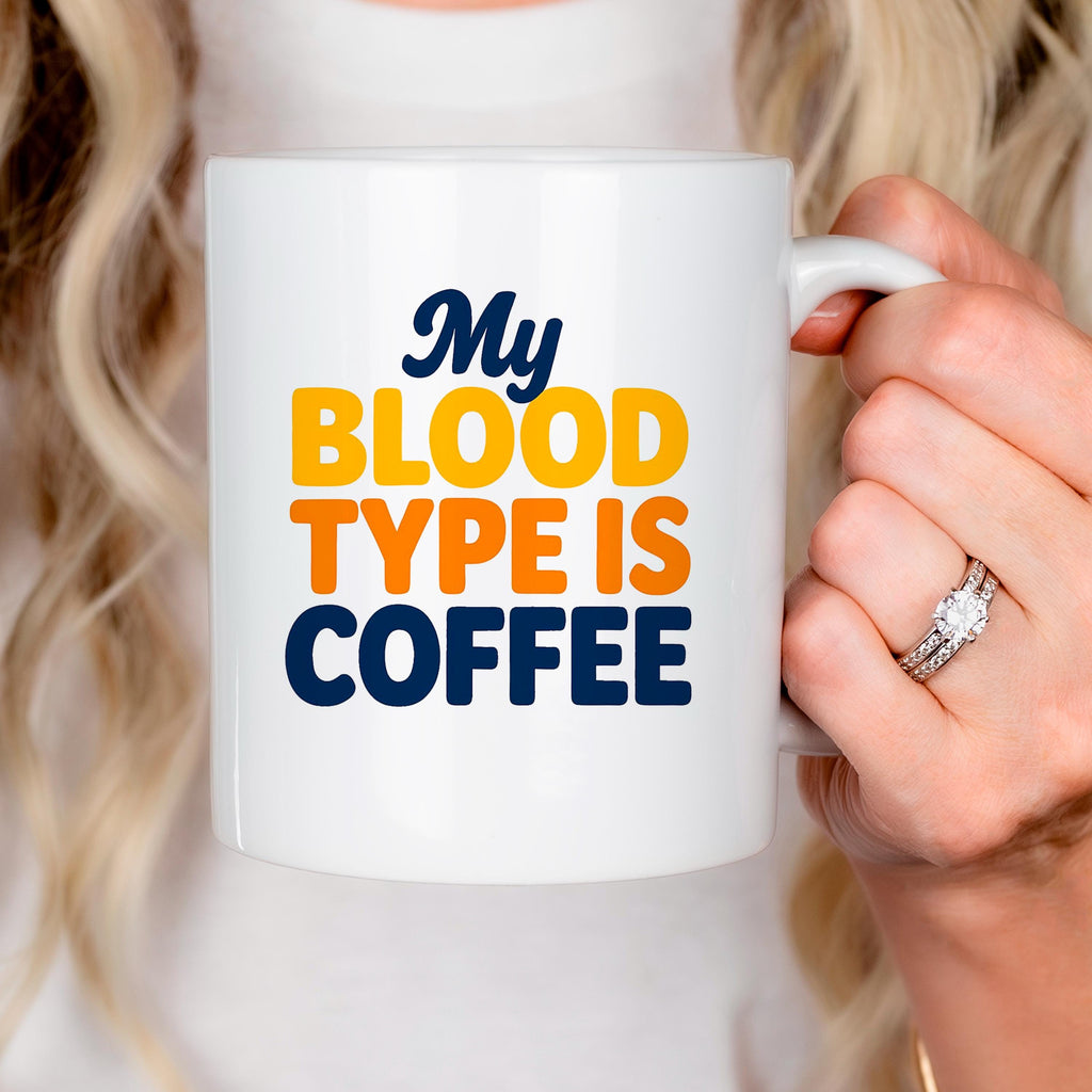 Funny Coffee Mug | Microwave Safe Ceramic Coffee Cup – Gift for Caffeine Addicts