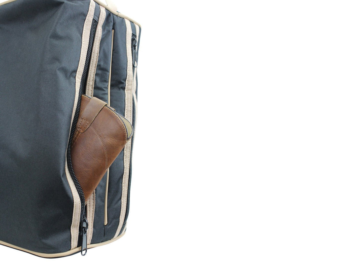 Back Open Western Boot Carry Bag 3 Layer Padded Paris Tack - Quarter Circle AK Boutique