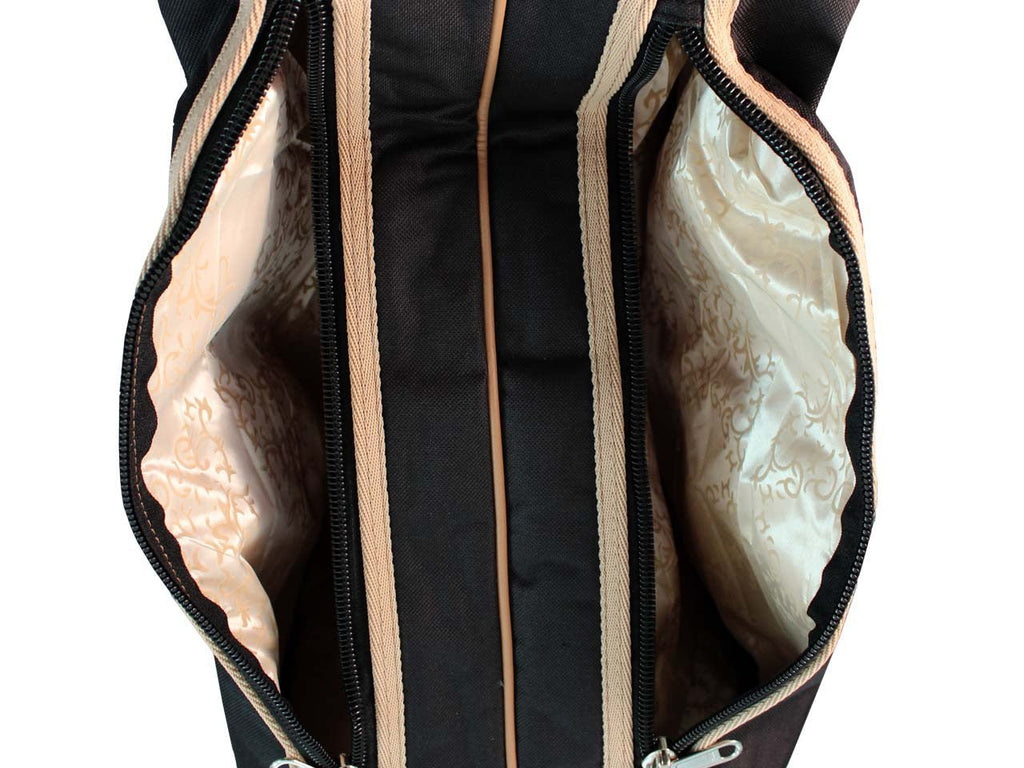 Back Open Western Boot Carry Bag 3 Layer Padded Paris Tack - Quarter Circle AK Boutique