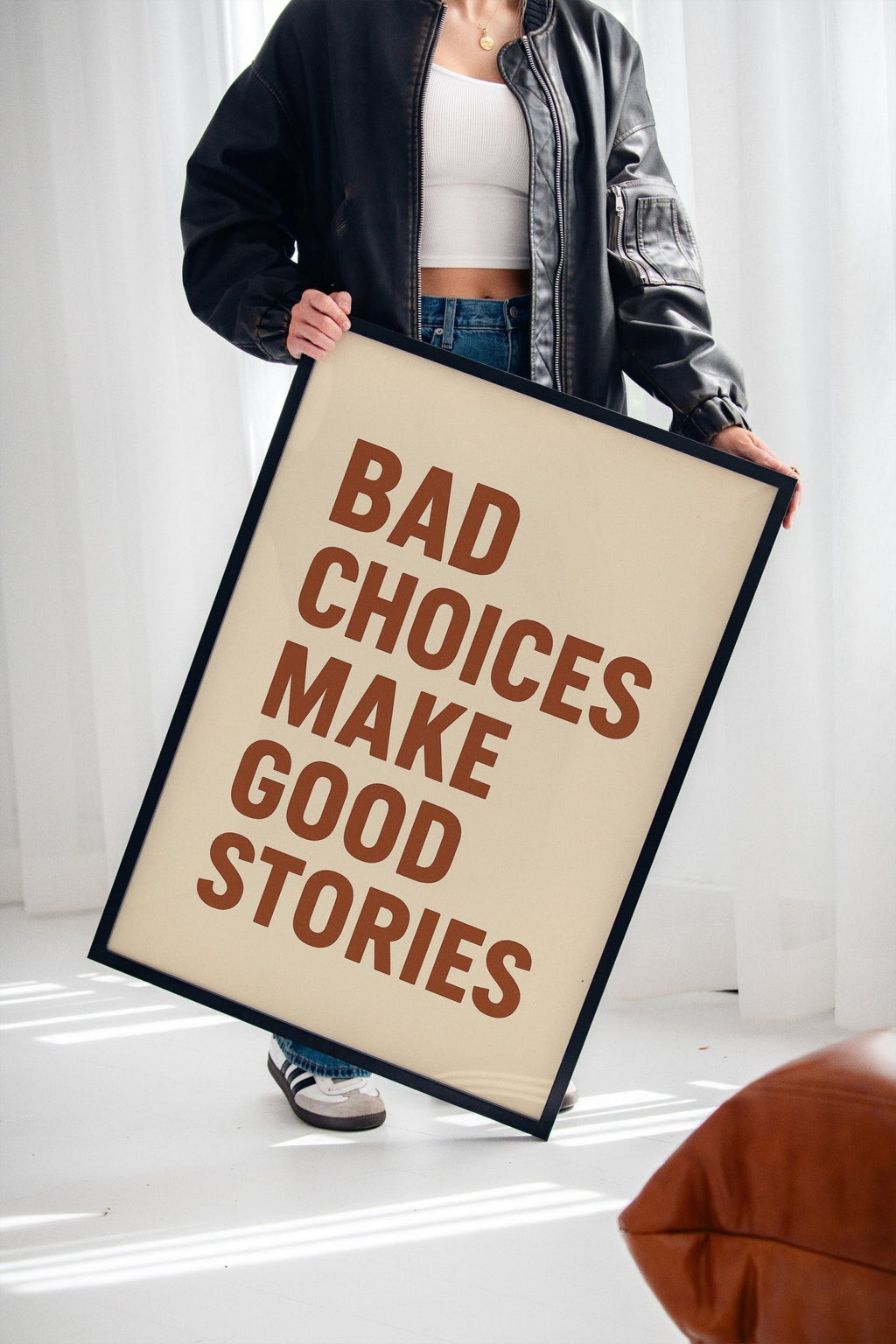 Bad Choices Make Good Stories Print - Quarter Circle AK Boutique