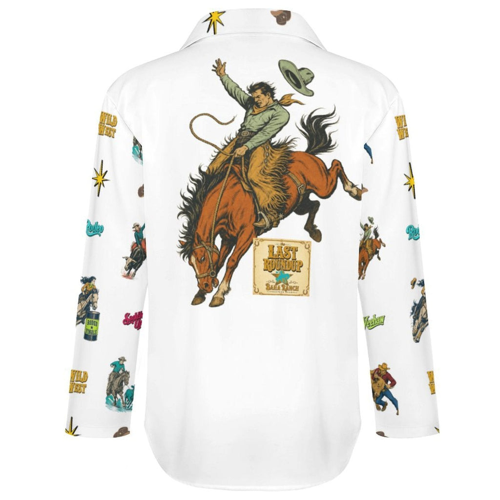 Baha Ranch The Last Roundup Button Up Blouse - Quarter Circle AK Boutique