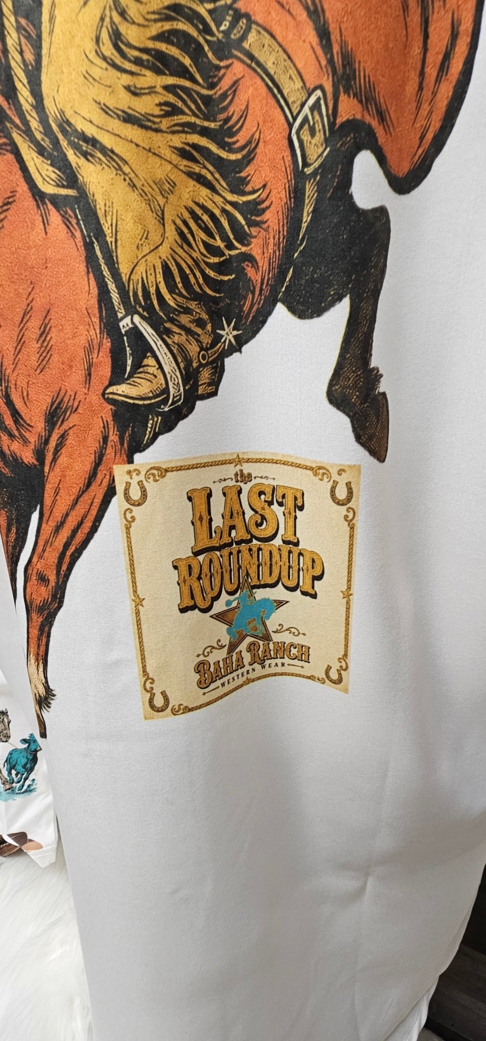 Baha Ranch The Last Roundup Button Up Blouse - Quarter Circle AK Boutique