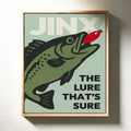 Baited Bliss - Retro Fishing Print - Quarter Circle AK Boutique