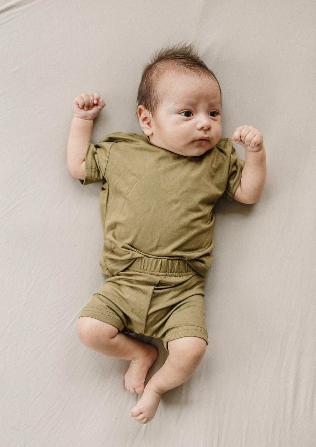 Bamboo Tee & Bike Shorts - sold as separates - Quarter Circle AK Boutique