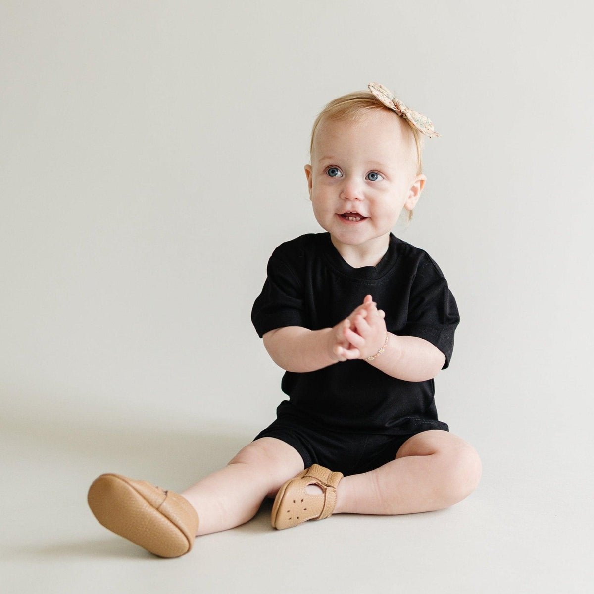 Bamboo Tee & Bike Shorts - sold as separates - Quarter Circle AK Boutique