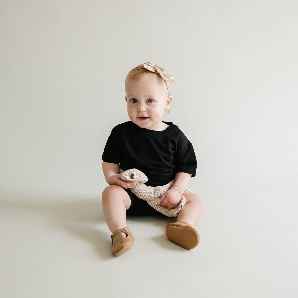Bamboo Tee & Bike Shorts - sold as separates - Quarter Circle AK Boutique