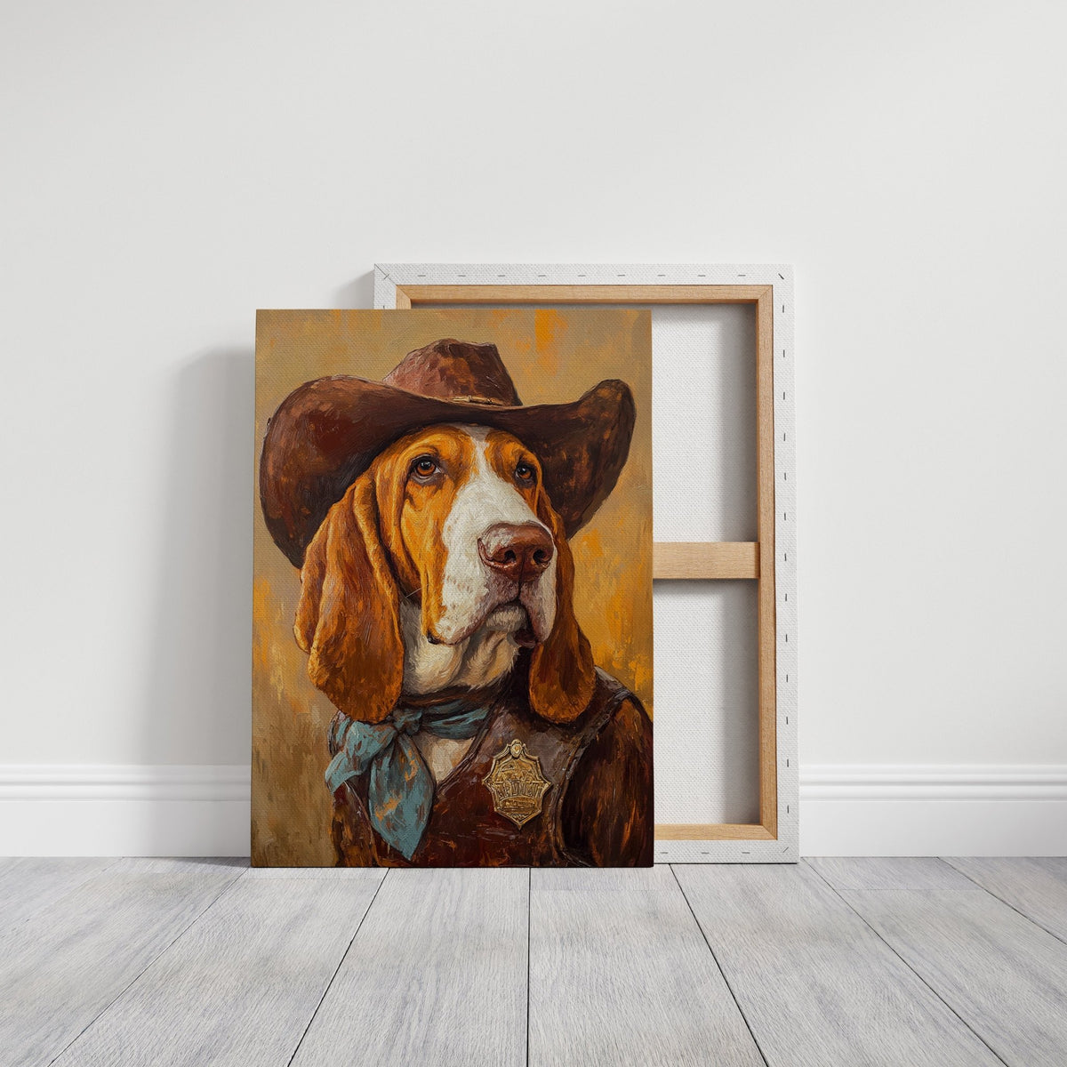 Basset Hound Frontier Sheriff - Quarter Circle AK Boutique