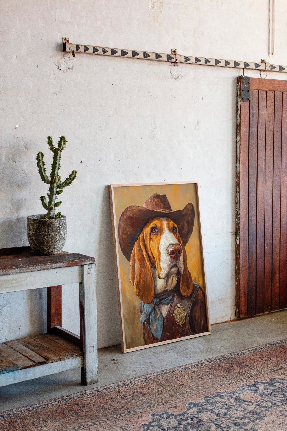 Basset Hound Frontier Sheriff - Quarter Circle AK Boutique