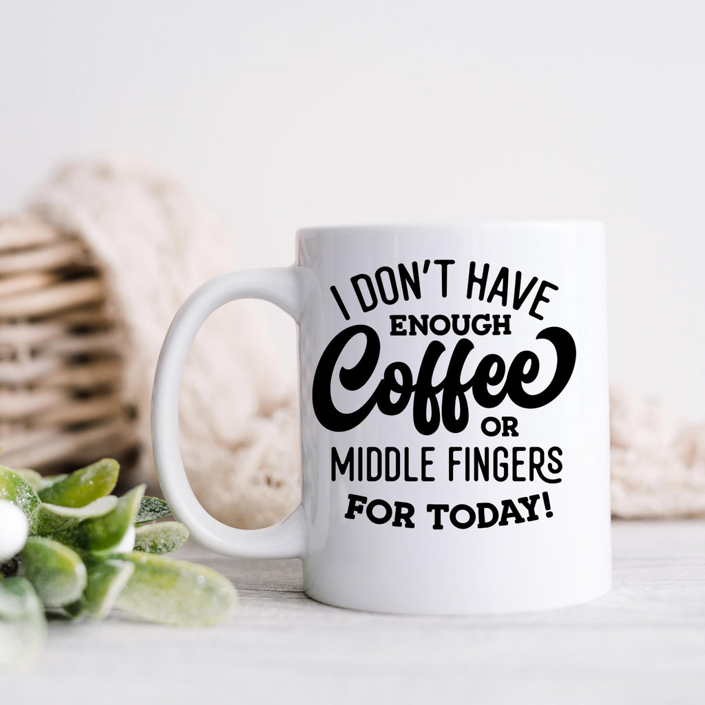 Funny Coffee Mug – Ceramic Mug with Bold Text & Sarcastic Quote for Office