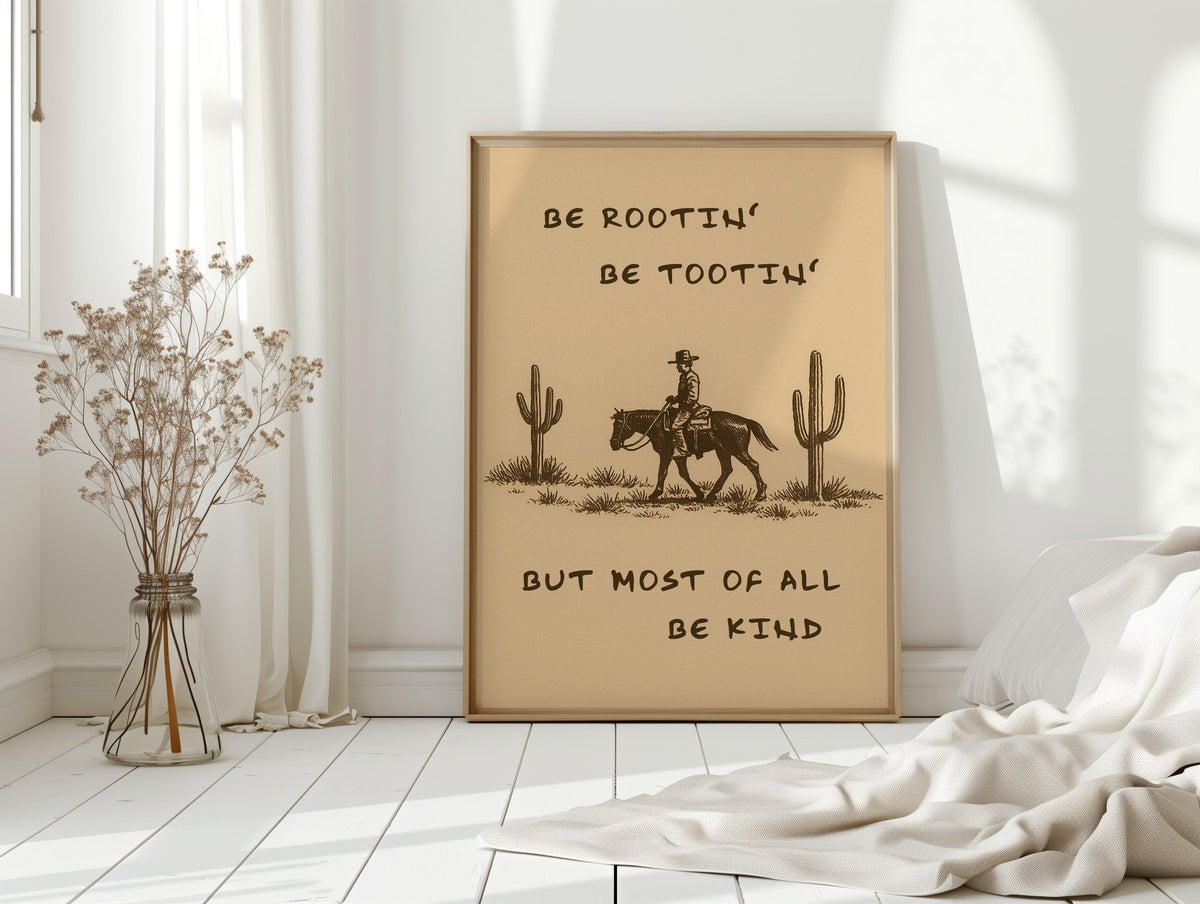 Be Rootin’, Be Tootin’, Be Kind - Quarter Circle AK Boutique