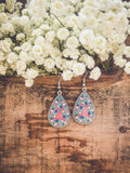 Beautiful Boho Pink Drop Earrings - Quarter Circle AK Boutique