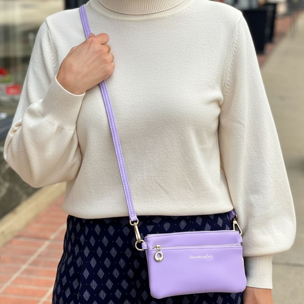 Bella RFID Touch Screen Purse - Quarter Circle AK Boutique