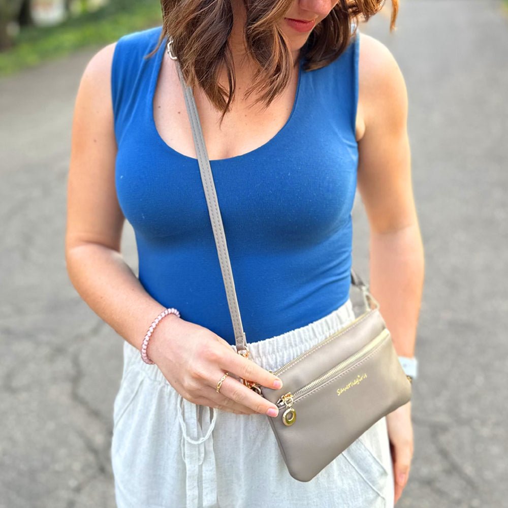 Bella RFID Touch Screen Purse - Quarter Circle AK Boutique