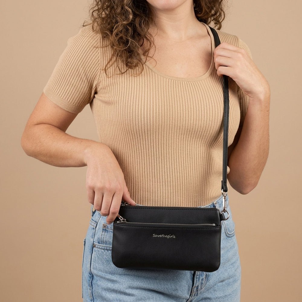 Bella RFID Touch Screen Purse - Quarter Circle AK Boutique