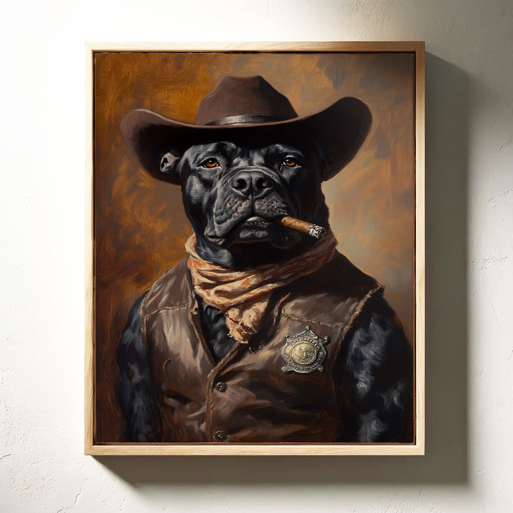 Black Lab Sheriff of the Shadow Range - Quarter Circle AK Boutique