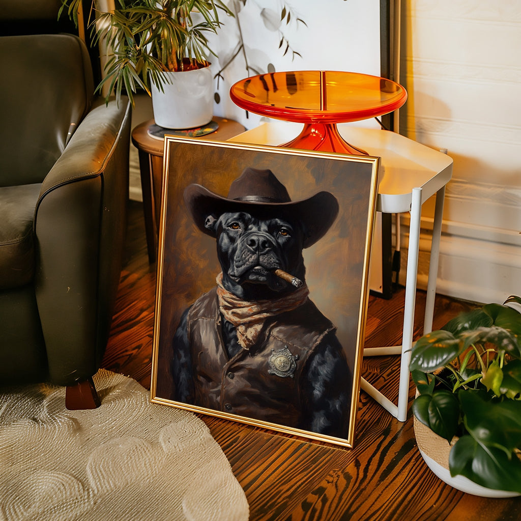 Black Lab Sheriff of the Shadow Range - Quarter Circle AK Boutique