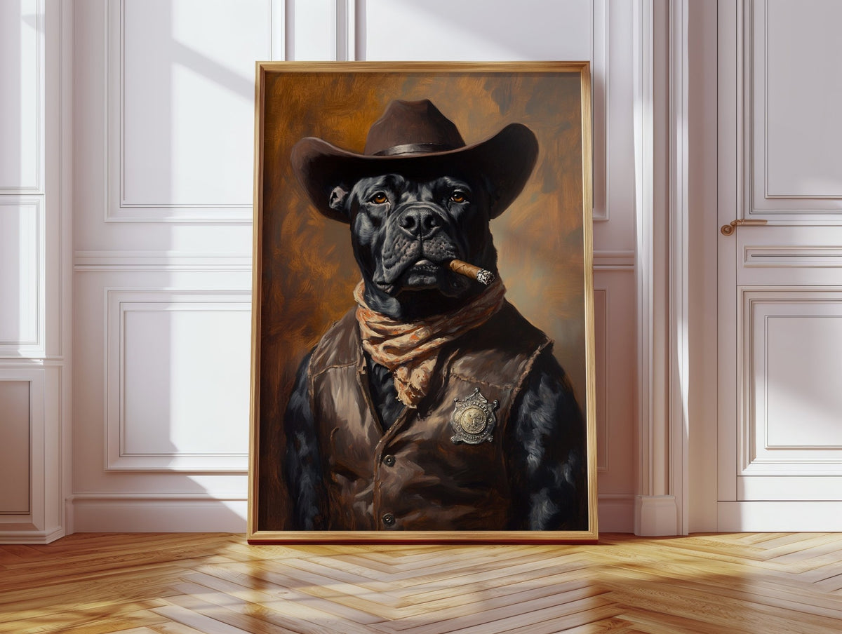 Black Lab Sheriff of the Shadow Range - Quarter Circle AK Boutique