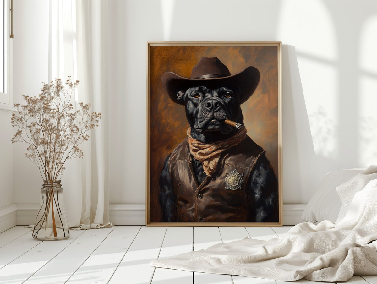 Black Lab Sheriff of the Shadow Range - Quarter Circle AK Boutique