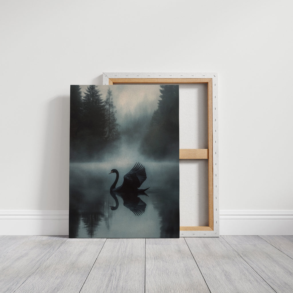 Black Swan in Morning Fog - Quarter Circle AK Boutique