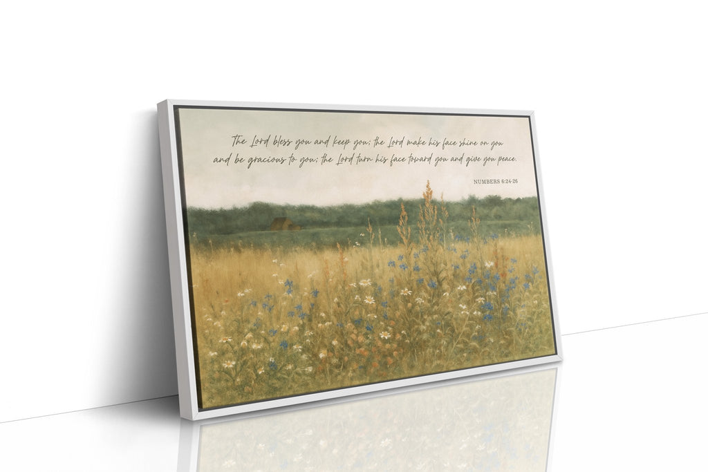 Blessing in Wildflowers Numbers 6:24 - Quarter Circle AK Boutique
