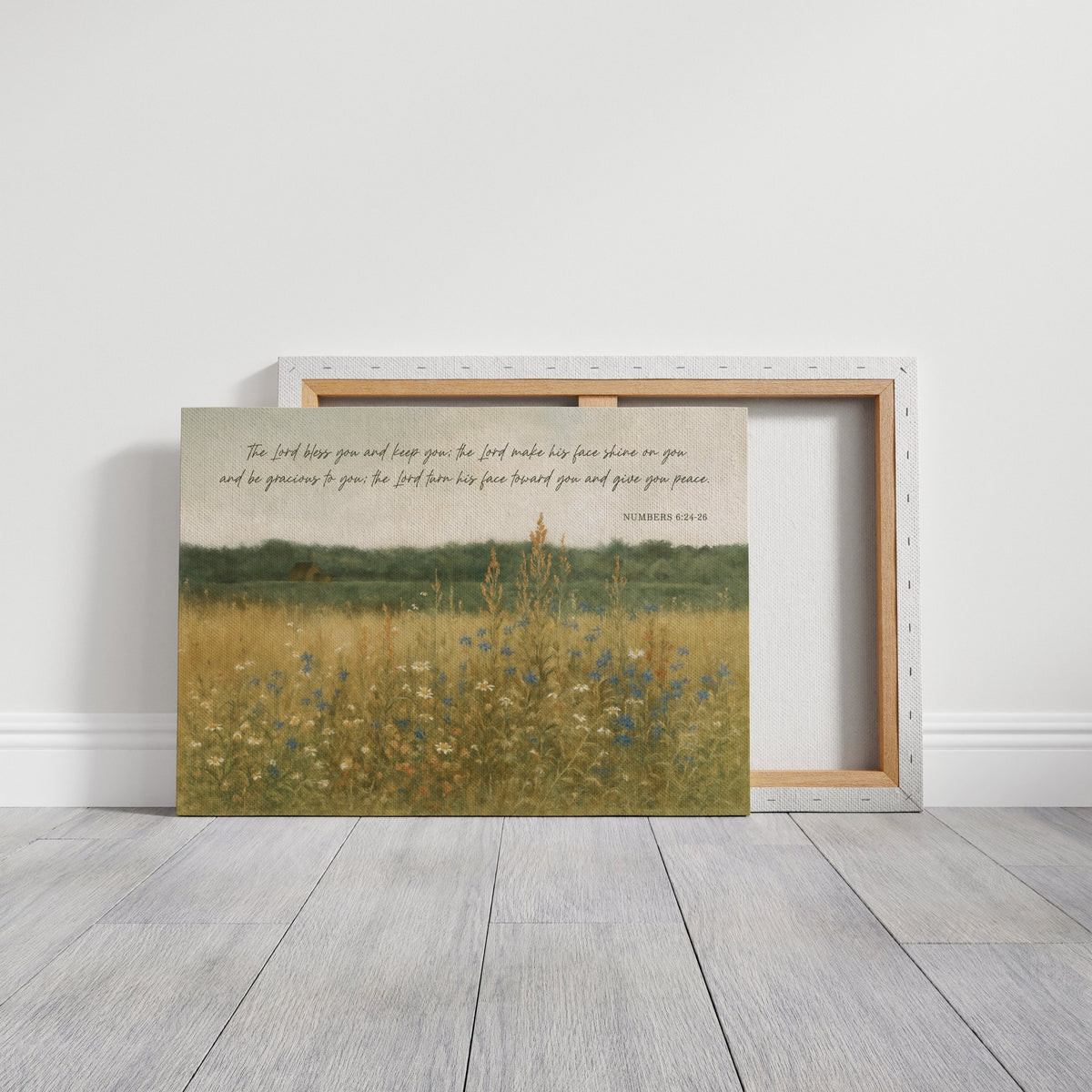 Blessing in Wildflowers Numbers 6:24 - Quarter Circle AK Boutique