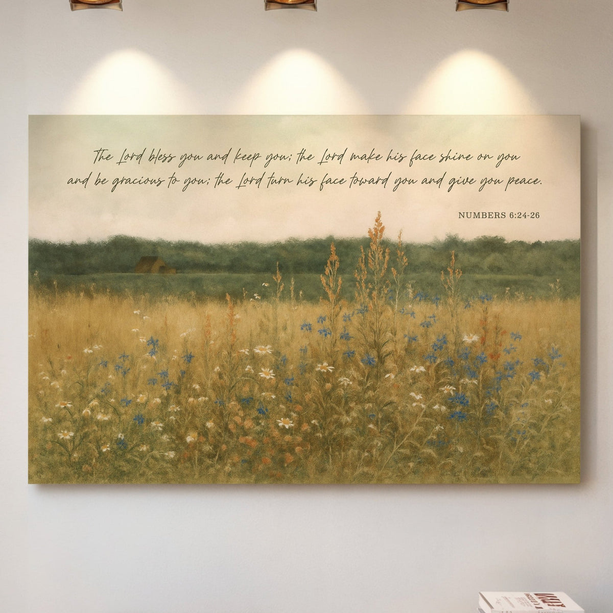 Blessing in Wildflowers Numbers 6:24 - Quarter Circle AK Boutique