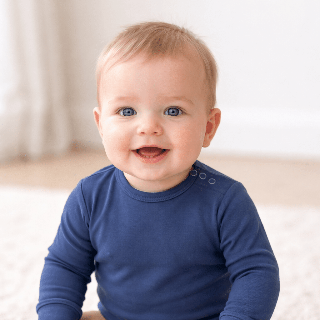 Blue Titan Long Sleeve Bodysuit - Quarter Circle AK Boutique