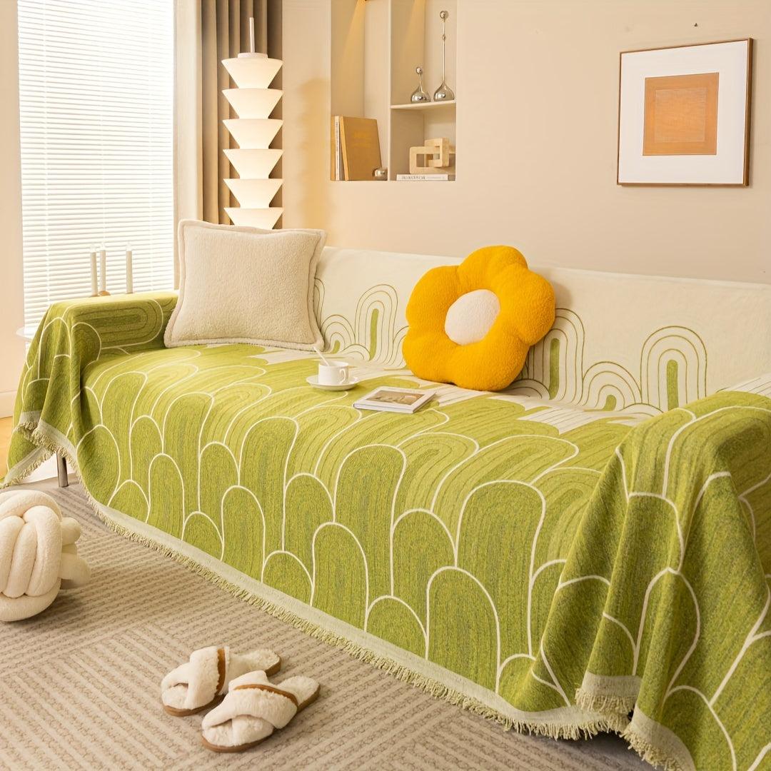 Boho Chic Pet Sofa Cover: Stylish & Pet-Friendly Protect Furniture - Quarter Circle AK Boutique
