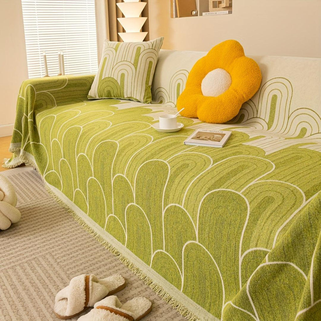 Boho Chic Pet Sofa Cover: Stylish & Pet-Friendly Protect Furniture - Quarter Circle AK Boutique