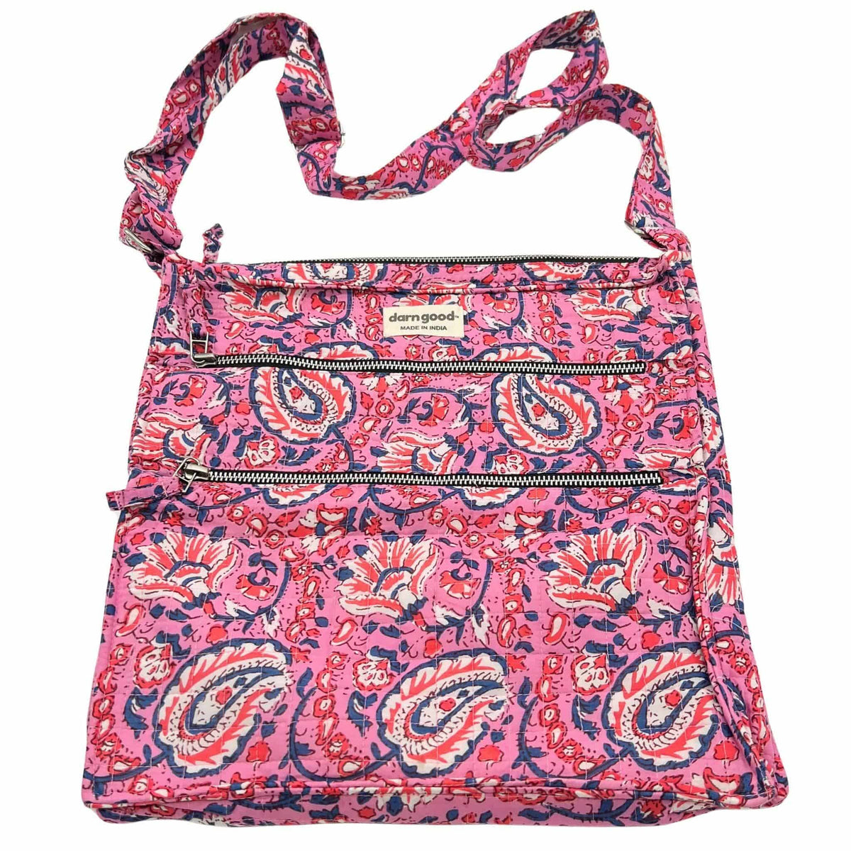 Boho Hippie Crossbody Bag - Quarter Circle AK Boutique