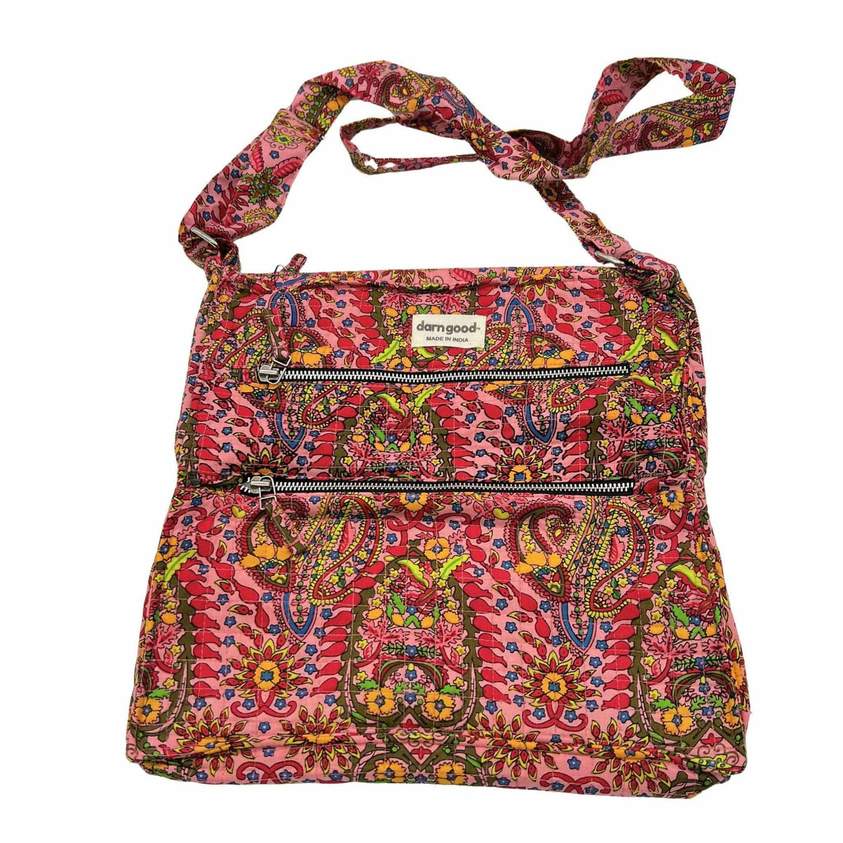 Boho Hippie Crossbody Bag - Quarter Circle AK Boutique