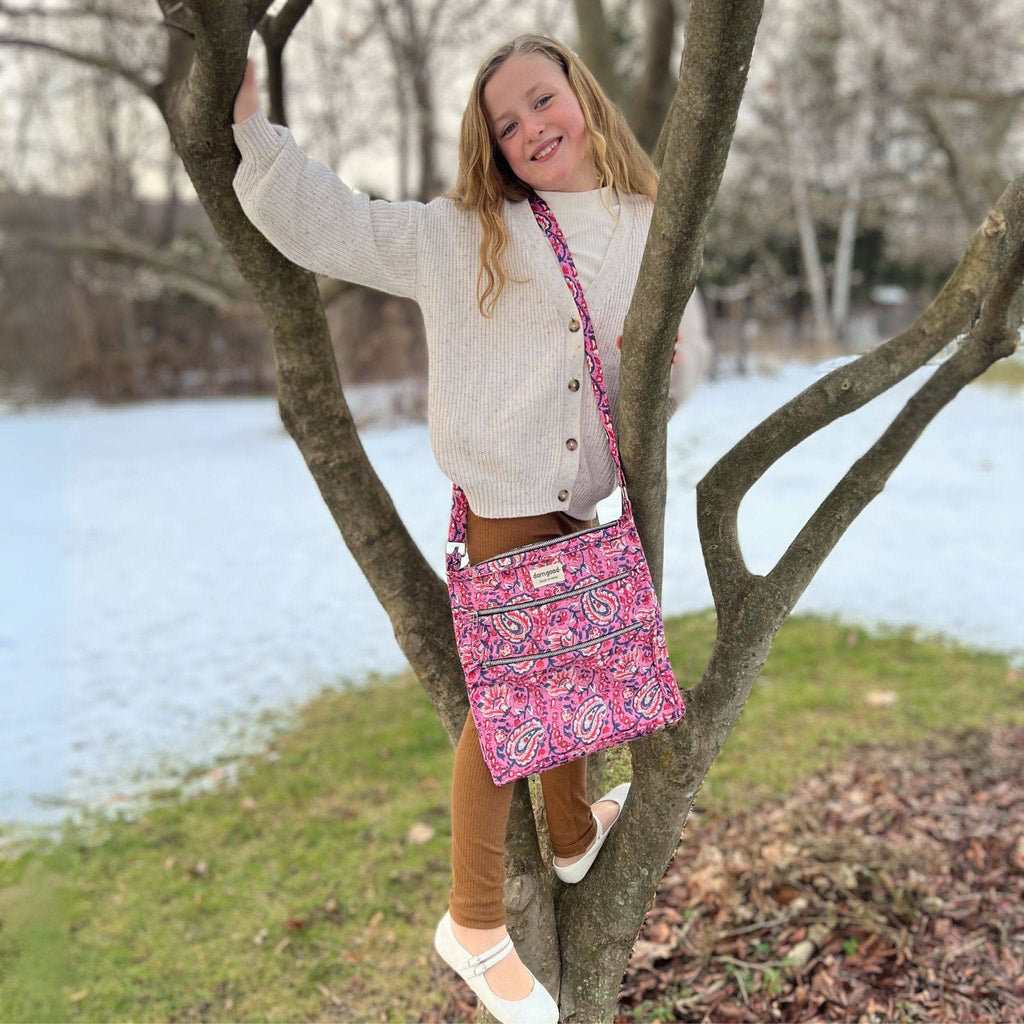 Boho Hippie Crossbody Bag - Quarter Circle AK Boutique