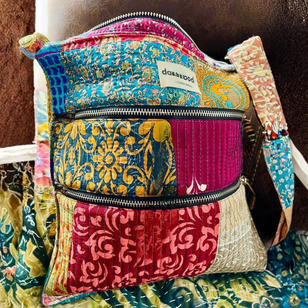 Boho Hippie Crossbody Bag - Quarter Circle AK Boutique