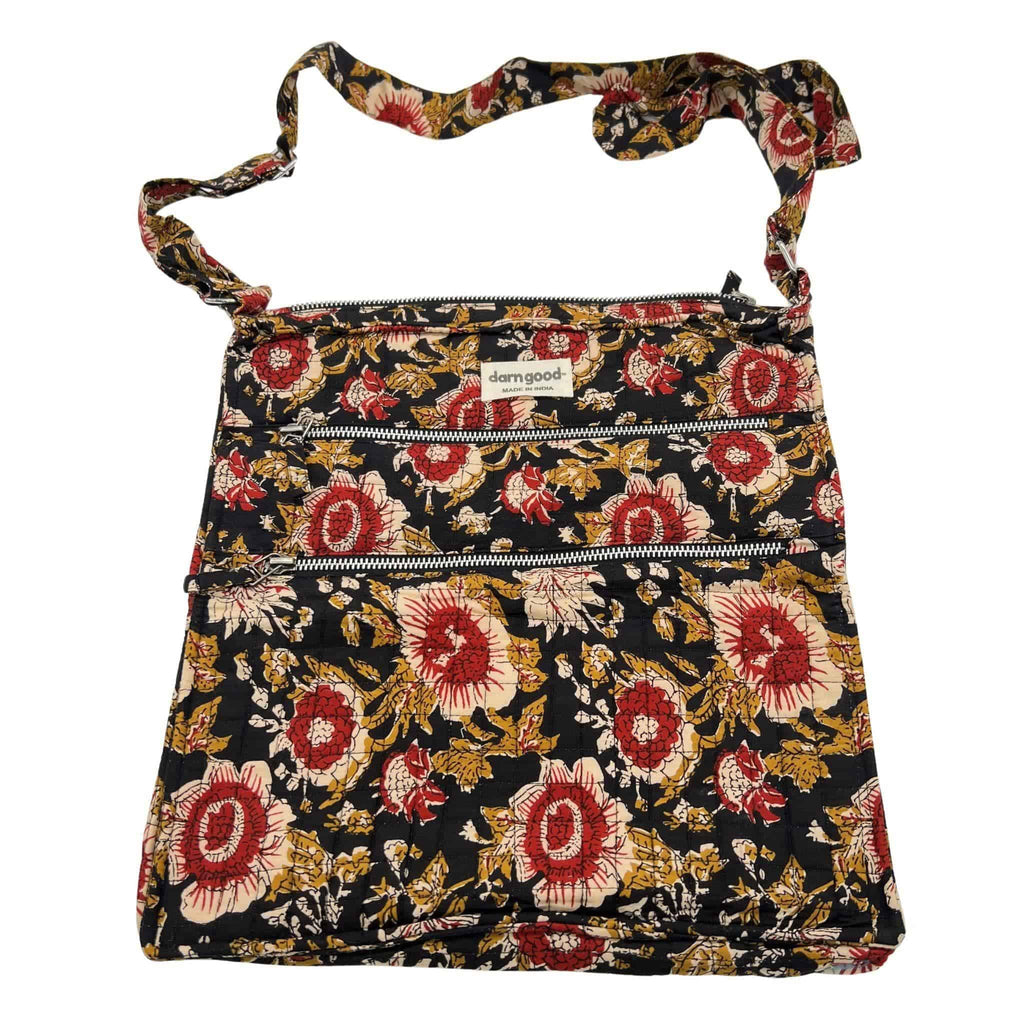 Boho Hippie Crossbody Bag - Quarter Circle AK Boutique
