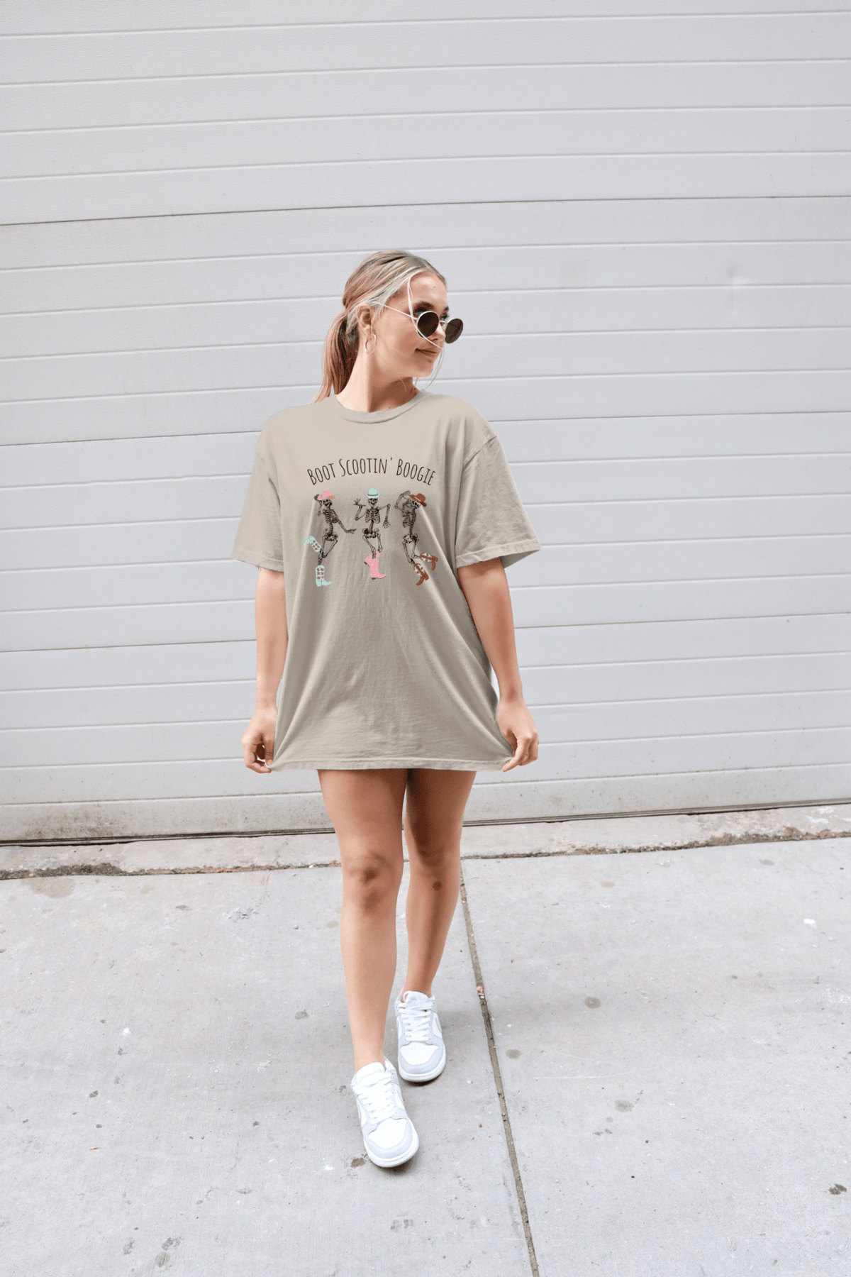 Boot scootin skelly design - Quarter Circle AK Boutique