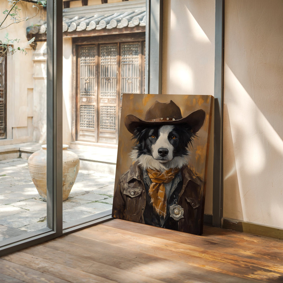 Border Collie Western Marshal - Quarter Circle AK Boutique