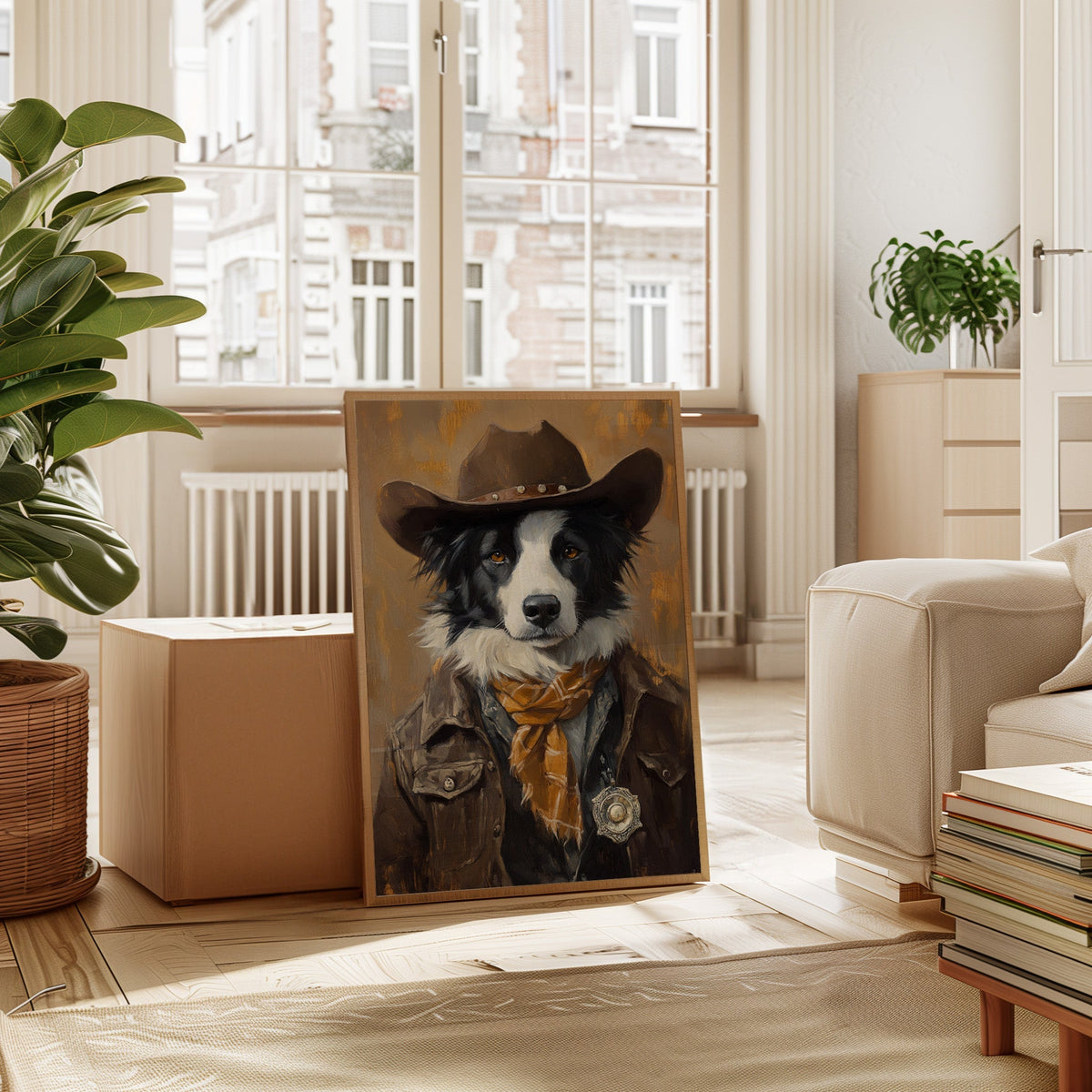 Border Collie Western Marshal - Quarter Circle AK Boutique