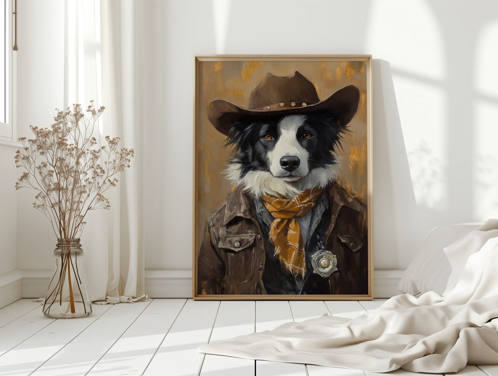 Border Collie Western Marshal - Quarter Circle AK Boutique
