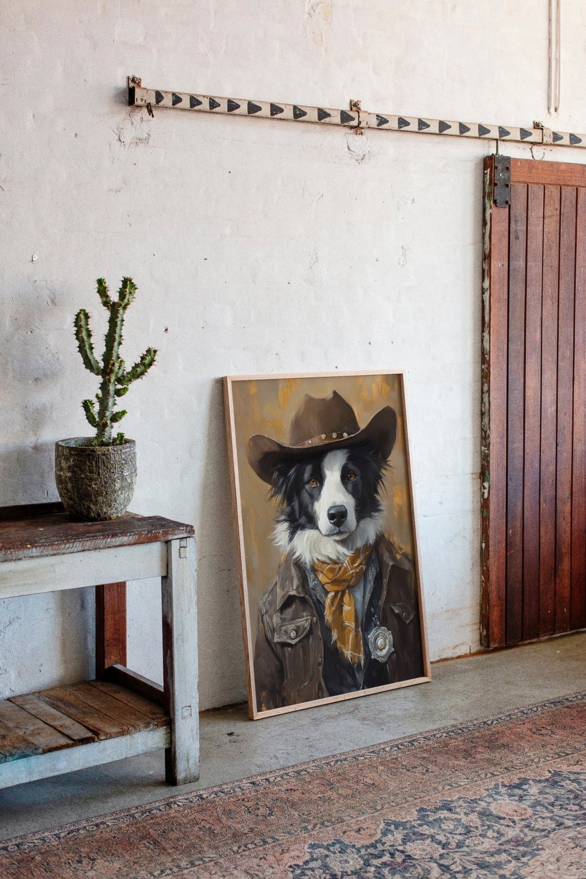 Border Collie Western Marshal - Quarter Circle AK Boutique