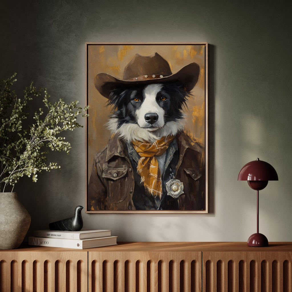 Border Collie Western Marshal - Quarter Circle AK Boutique