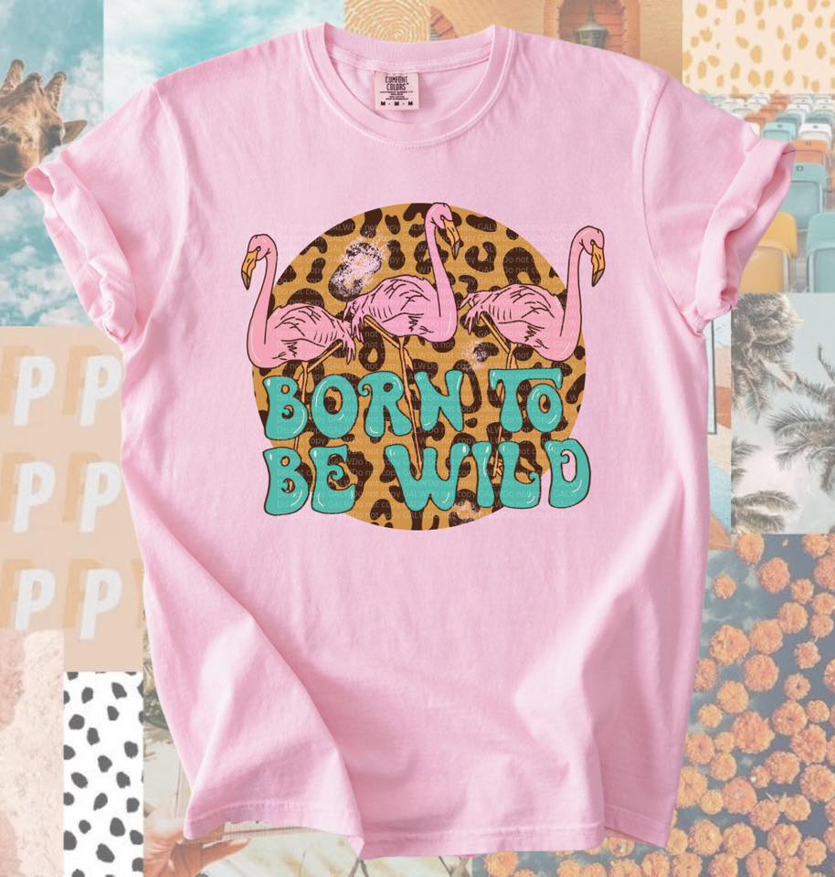 Born to be wild tee or sweatshirt - Quarter Circle AK Boutique
