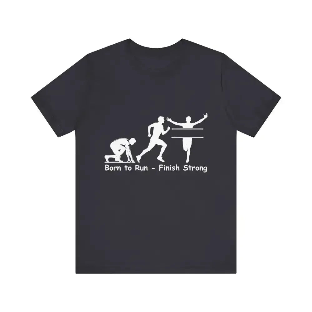 Born to Run Jersey Short Sleeve Shirt, Runner, Track, Fitness Shirt