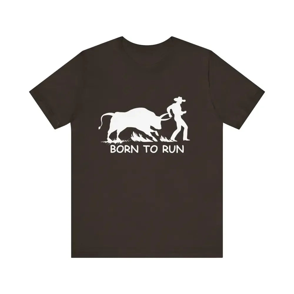 Born to Run Jersey Short Sleeve Tee, Western Rodeo Apparel