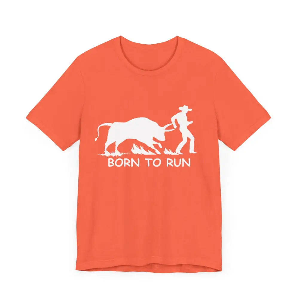 Born to Run Jersey Short Sleeve Tee, Western Rodeo Apparel