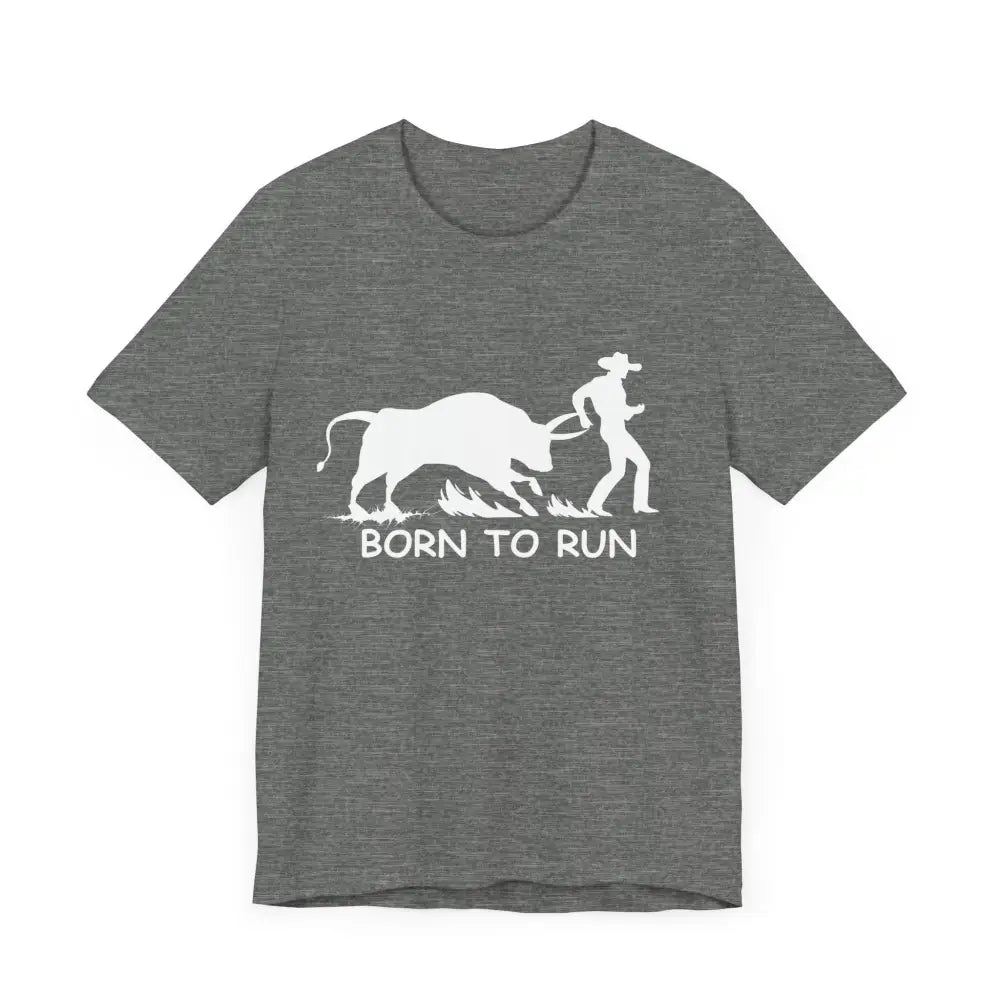 Born to Run Jersey Short Sleeve Tee, Western Rodeo Apparel