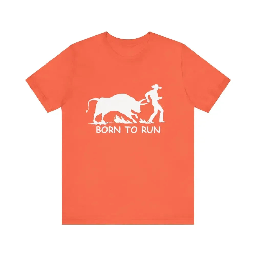 Born to Run Jersey Short Sleeve Tee, Western Rodeo Apparel