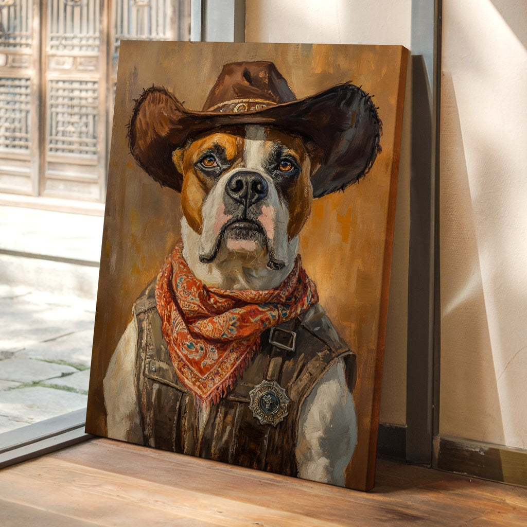 Boxer Sheriff of the Silent Plains - Quarter Circle AK Boutique