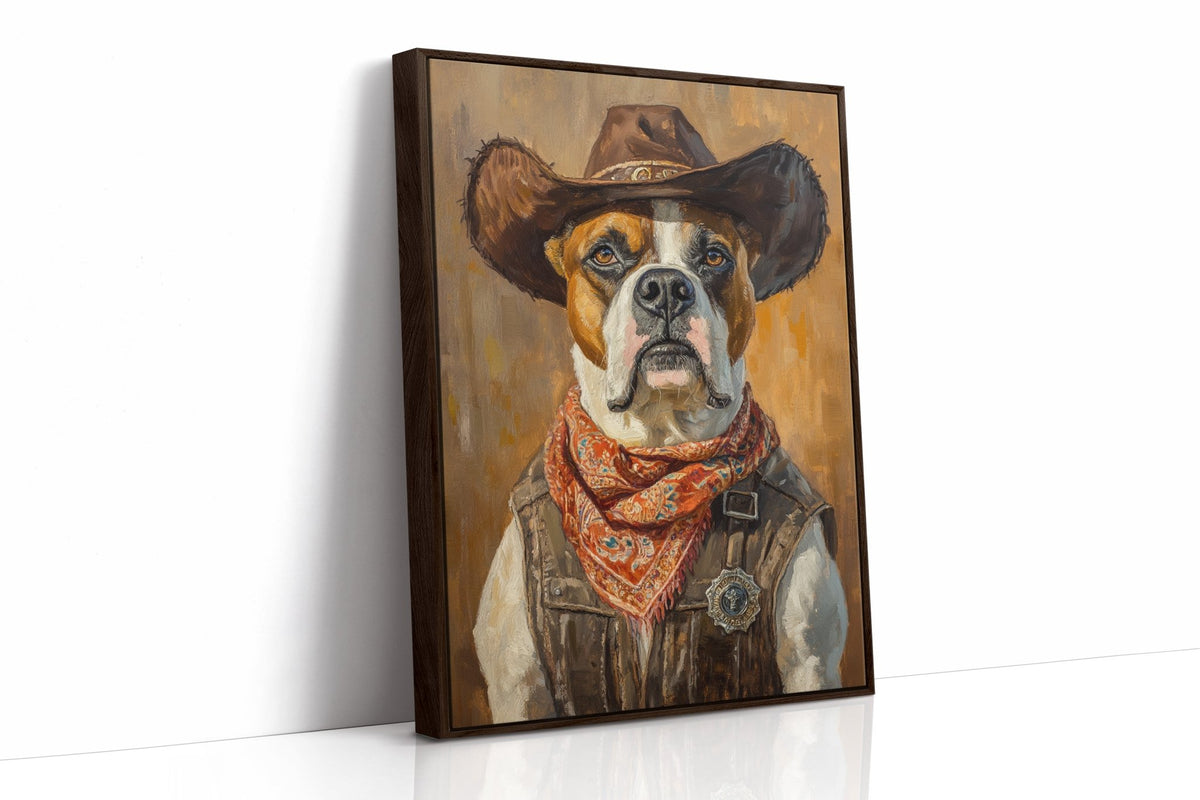 Boxer Sheriff of the Silent Plains - Quarter Circle AK Boutique