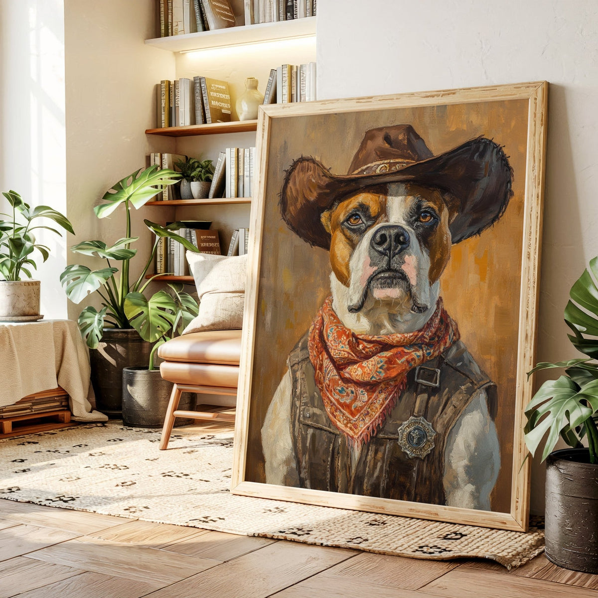 Boxer Sheriff of the Silent Plains - Quarter Circle AK Boutique